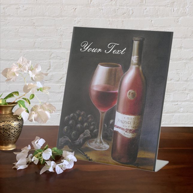Red Wine Pedestal Sign (Creator Uploaded)