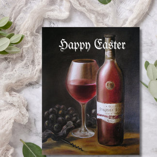 Red Wine Postcard