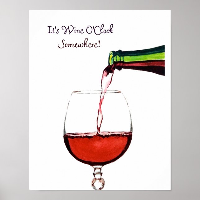 Red Wine Poster (Front)