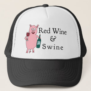 Red Wine & Swine Trucker Hat