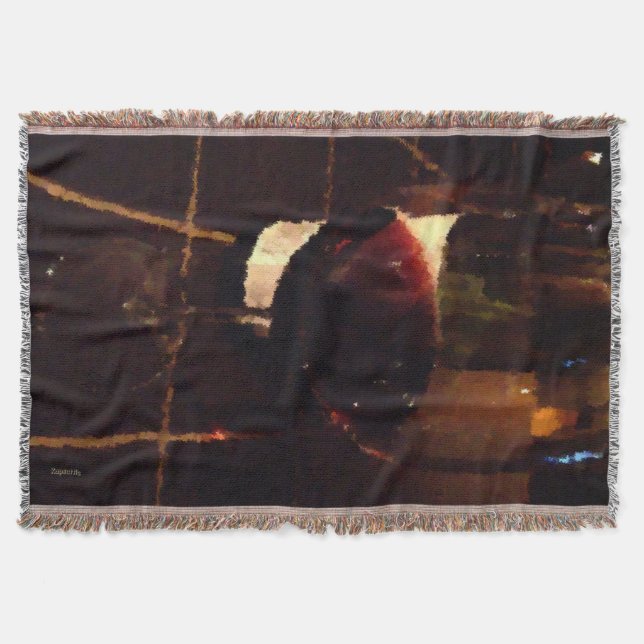 Red Wine Throw Blanket (Front)