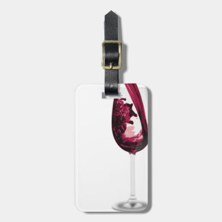Red Wine Vino Wine Lover Luggage Tag
