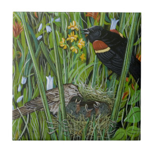 Red Wing Blackbird Tile