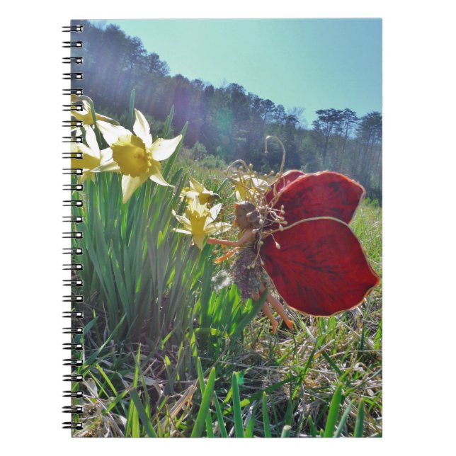 red wing fairy and daffodils notebook (Front)