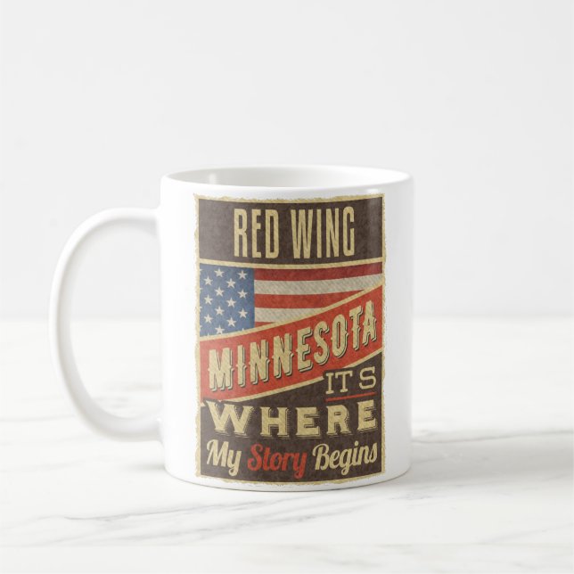 Red Wing Minnesota Coffee Mug (Left)