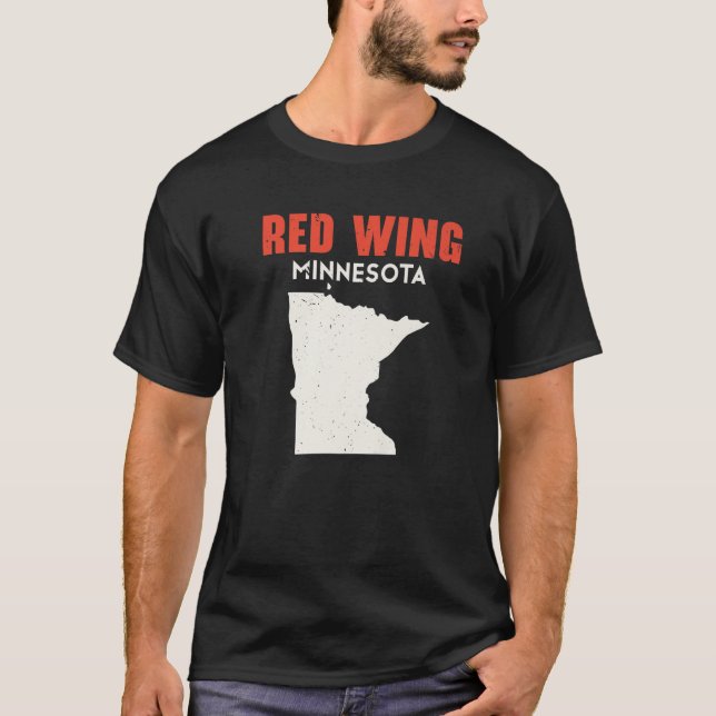 Red Wing Minnesota USA State America Travel Minnes T-Shirt (Front)