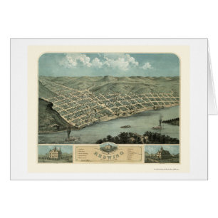 Red Wing, MN Panoramic Map - 1868