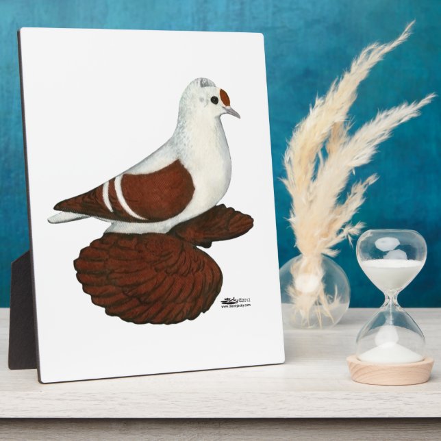 Red Wing Pigeon Plaque (Side)
