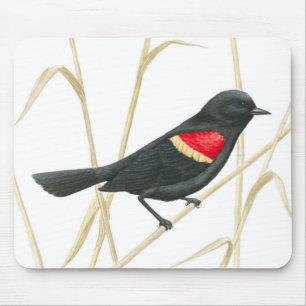 Red-Winged Blackbird Mousepad