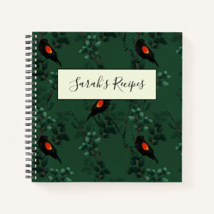 Red-Winged Blackbird Pattern Notebook