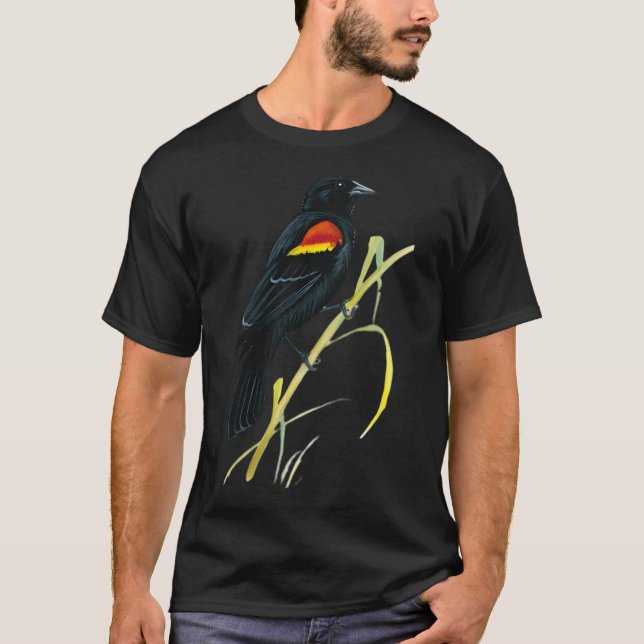 Red-Winged Blackbird T-Shirt (Front)