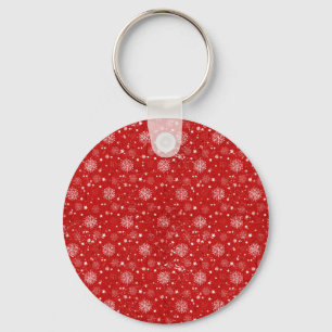 Red Winter Keychain