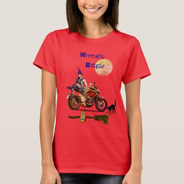 Red Witch's Brew T-Shirt (Front)