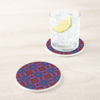 Red With Blue Stars Coaster