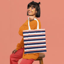 Red With Blue Stripes
