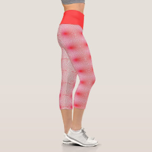 red with love capri leggings