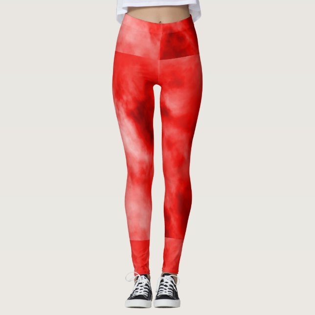 Red Women's Leggings (Front)