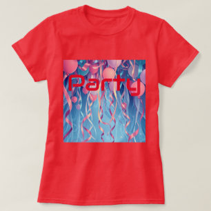 Red Women's Party T-Shirt