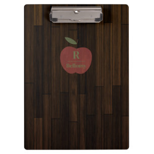 Red Wood Apple Clipboard