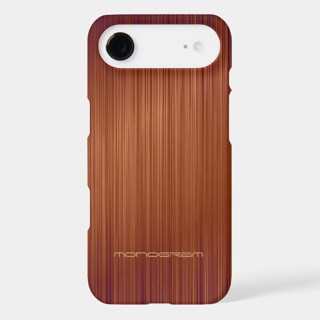 Red Wood Look Texture Pattern-Monogram Case-Mate Samsung Galaxy Case (Back)