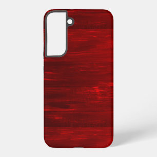 Red wood texture stripes samsung galaxy case