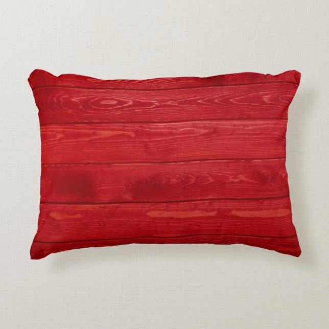 Red wooden backgroundwood,background,texture,rusti decorative cushion (Front)