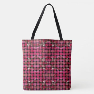 Red Woven Tote bag