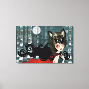 Red Wrapped Canvas