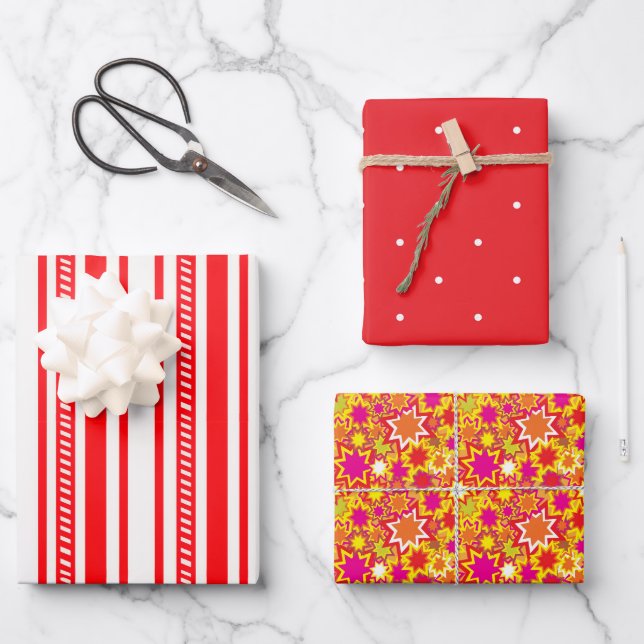 Red Wrapping Paper (Front)