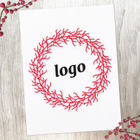 Red Wreath Logo Business