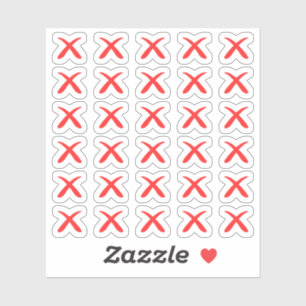 Red X Mark Cross To Do List Cancelled Icon Planner