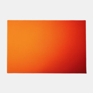 Red Yellow abstract Doormat