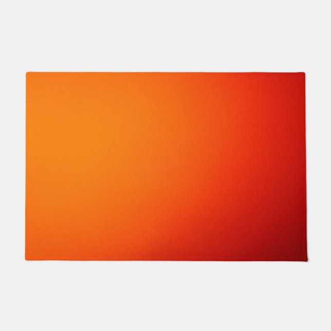 Red Yellow abstract Doormat (Front)