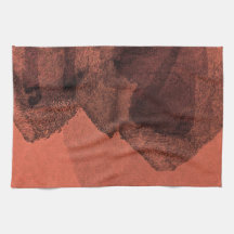 Red yellow abstract painting brush digital art