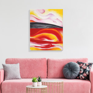 Red, Yellow and Black Streak   Georgia O'Keeffe   Canvas Print