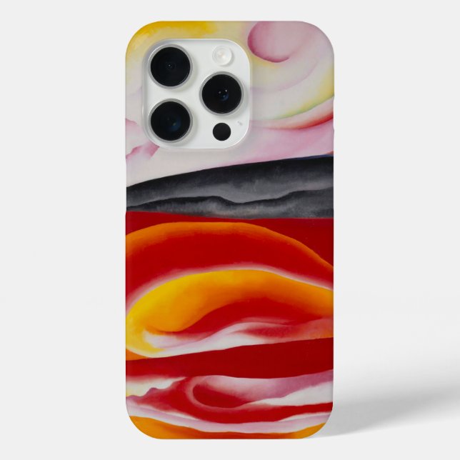 Red, Yellow and Black Streak | Georgia O'Keeffe | Case-Mate iPhone Case (Back)