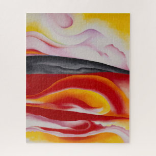Red, Yellow and Black Streak   Georgia O'Keeffe   Jigsaw Puzzle