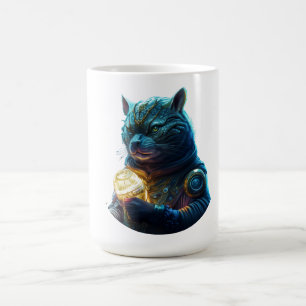 Red Yellow And Green Fractal Design Coffee Mug