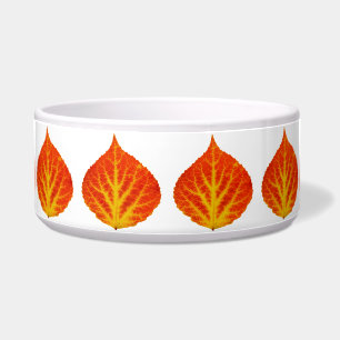 Red & Yellow Aspen Leaf #10