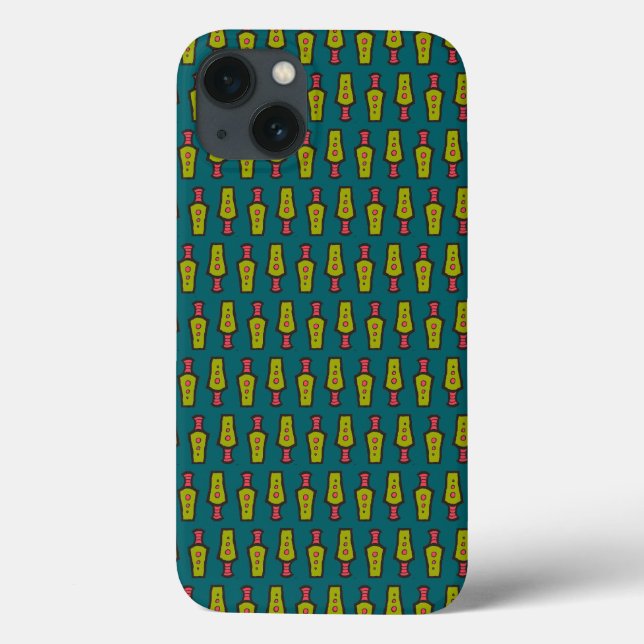 Red Yellow Black Tribal, Tea: iPad Case-Mate Case (Back)
