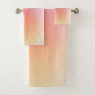 Red Yellow Blue Green Colours Abstract Art Templat Bath Towel Set