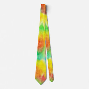 Red yellow blue green tie dye