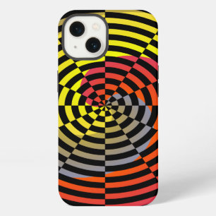 Red Yellow Blue Spiral by Kenneth Yoncich iPhone 13 Case