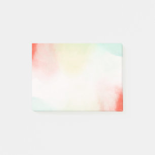 Red Yellow Blush Tie Dye Post-it Notes