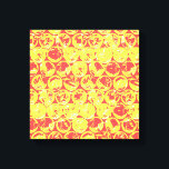 Red yellow bubble wrap pop art canvas print<br><div class="desc">Pop art bubble wrap pattern in red and yellow</div>