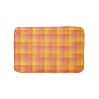 Red Yellow Checker Abstract Pattern