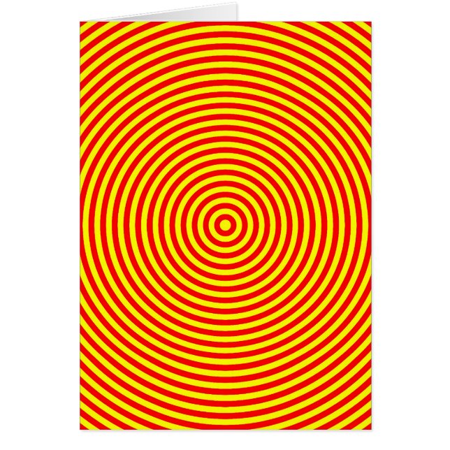 Red & Yellow Concentric Circles (Front)