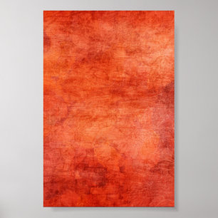 Red Yellow Fire Flowers Background Poster