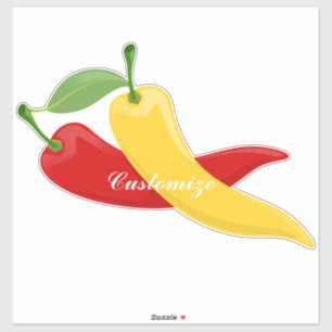 Red Yellow Green Chilli Peppers Thunder_Cove