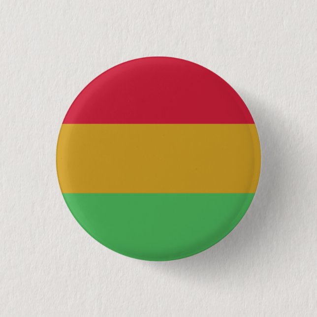 Red yellow green Juneteenth colours 3 Cm Round Badge (Front)